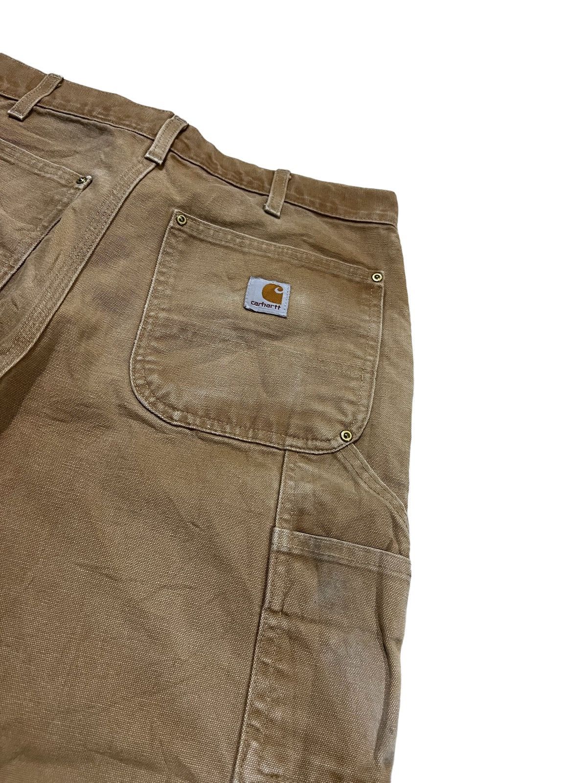Carhartt 1990s OG Carhartt Double Knee Baggy Duck Cotton Denim Pants Size US 30 / EU 46 - 9 Thumbnail