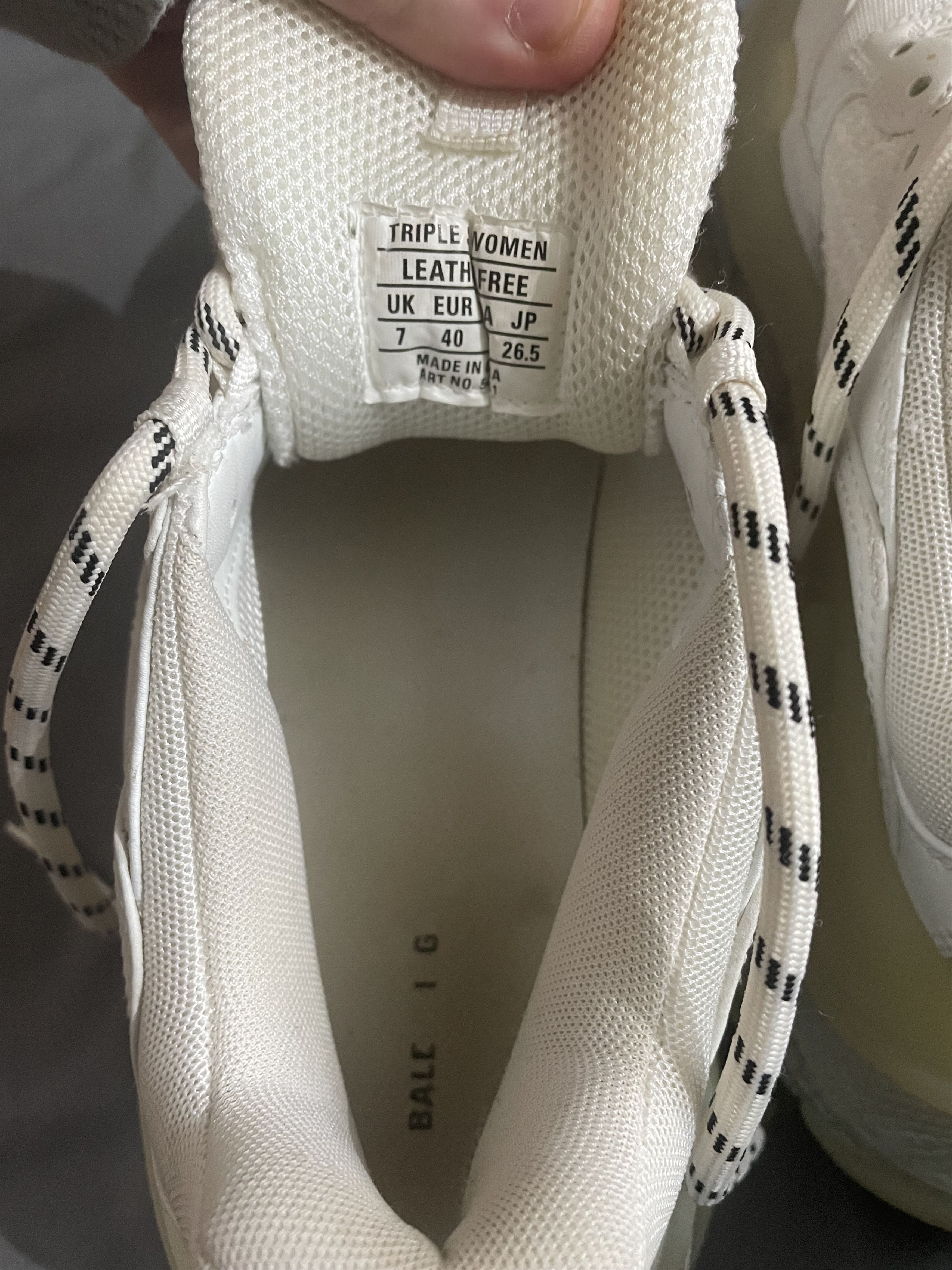 Balenciaga Balenciaga Triple S Womens UK Size 7 Lace-Up Trainers Size US 7 / IT 37 - 6 Thumbnail