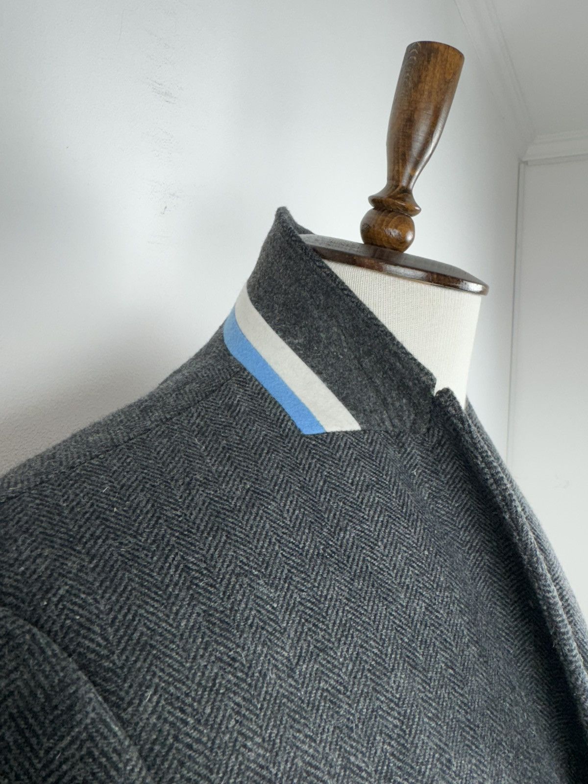Superdry Men’s Supedry Supremacy Tough Tweed Jacket Gray Coat size L Size US L / EU 52-54 / 3 - 3 Thumbnail