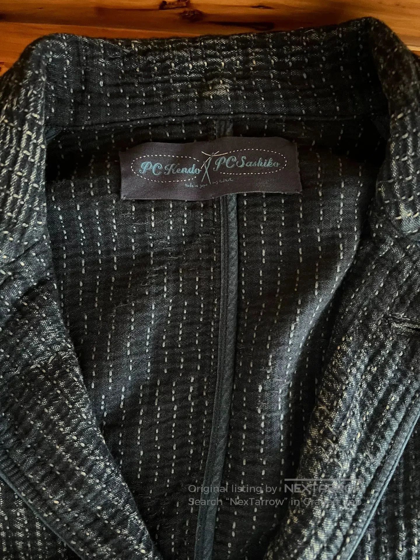 Other unique indigo dyed textured blazer jacket. Size US M / EU 48-50 / 2 - 9 Thumbnail