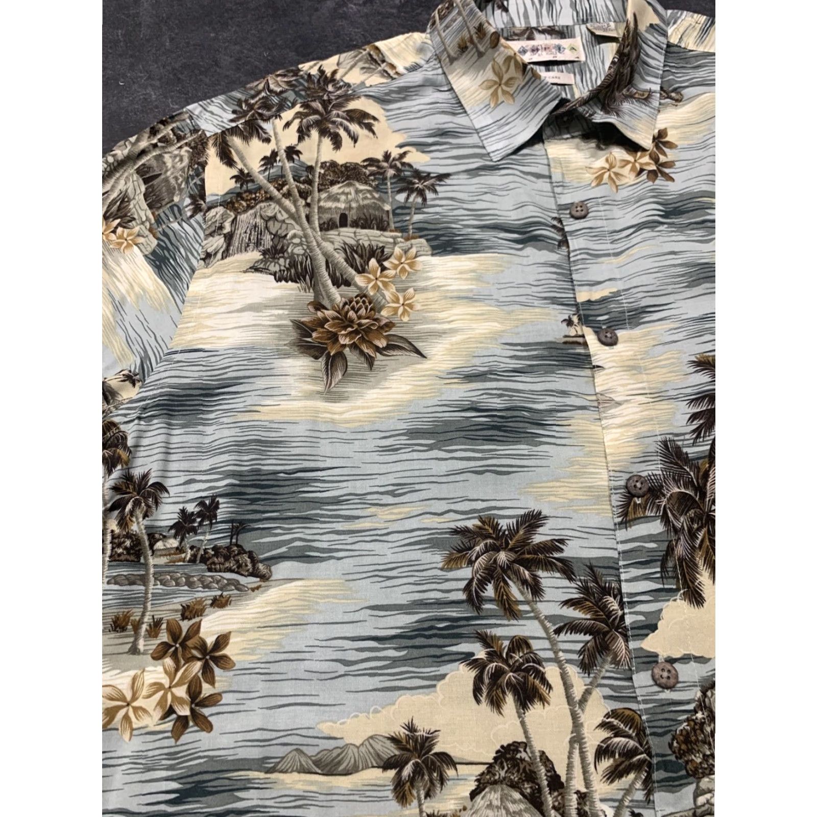 Vintage Campia Moda Hawaiian Shirt Men's Adult XL Blue Floral Island Size US XL / EU 56 / 4 - 4 Thumbnail