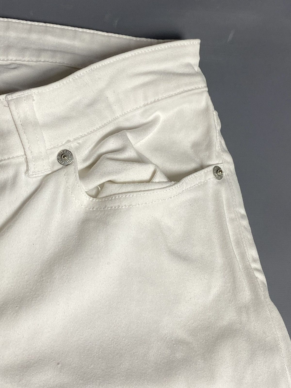 Polo Ralph Lauren Vintage Polo Jeans Co Bootcut Pants 30x32 White Ralph Lauren Size 28" / US 6 / IT 42 - 9 Thumbnail