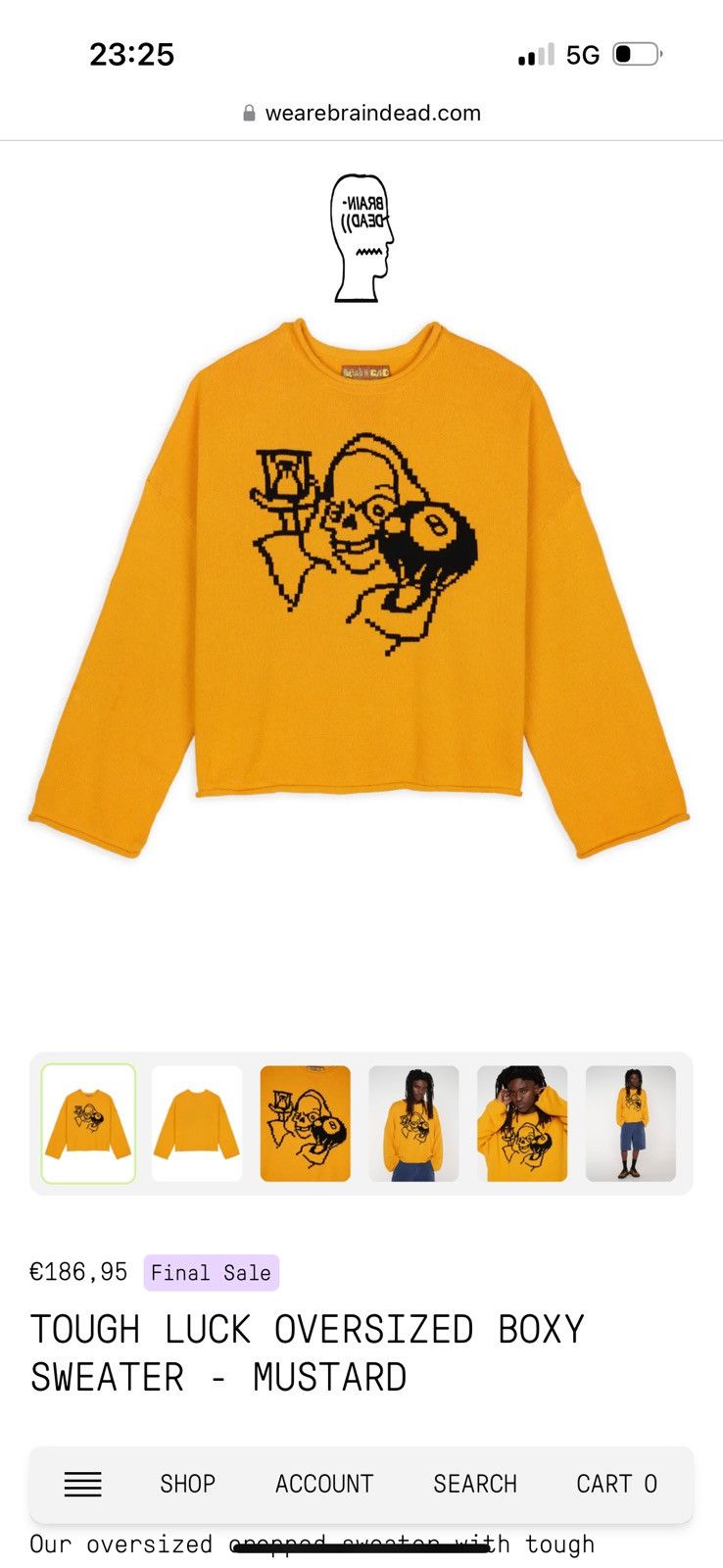 Brain Dead Brain Dead Sweater Size US L / EU 52-54 / 3 - 1 Thumbnail