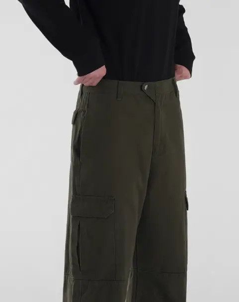 Japanese Brand Green Washed Vintage Straight Casual Work Jeans Size US 32 / EU 48 - 5 Thumbnail