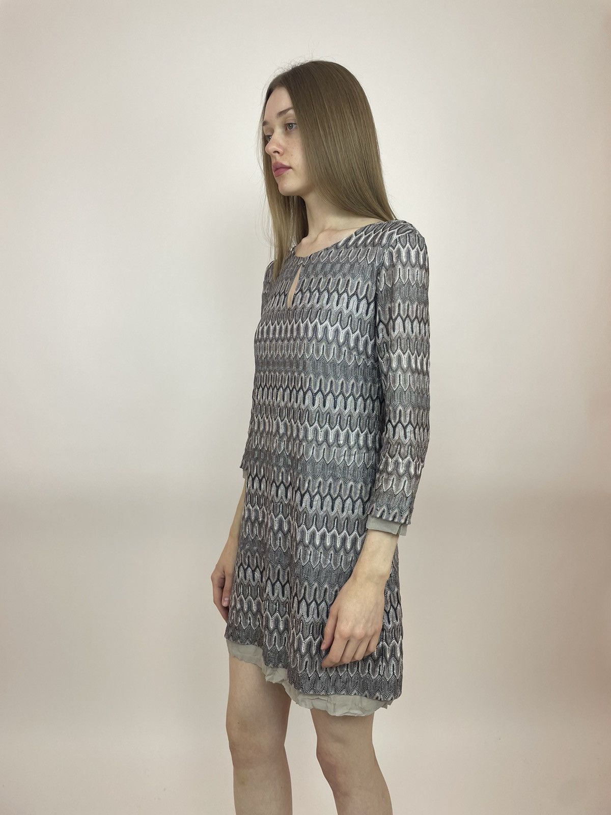 Japanese Brand ana alcazar dress Crochet Knit Lined Womens size 38 Size XS / US 0-2 / IT 36-38 - 3 Thumbnail