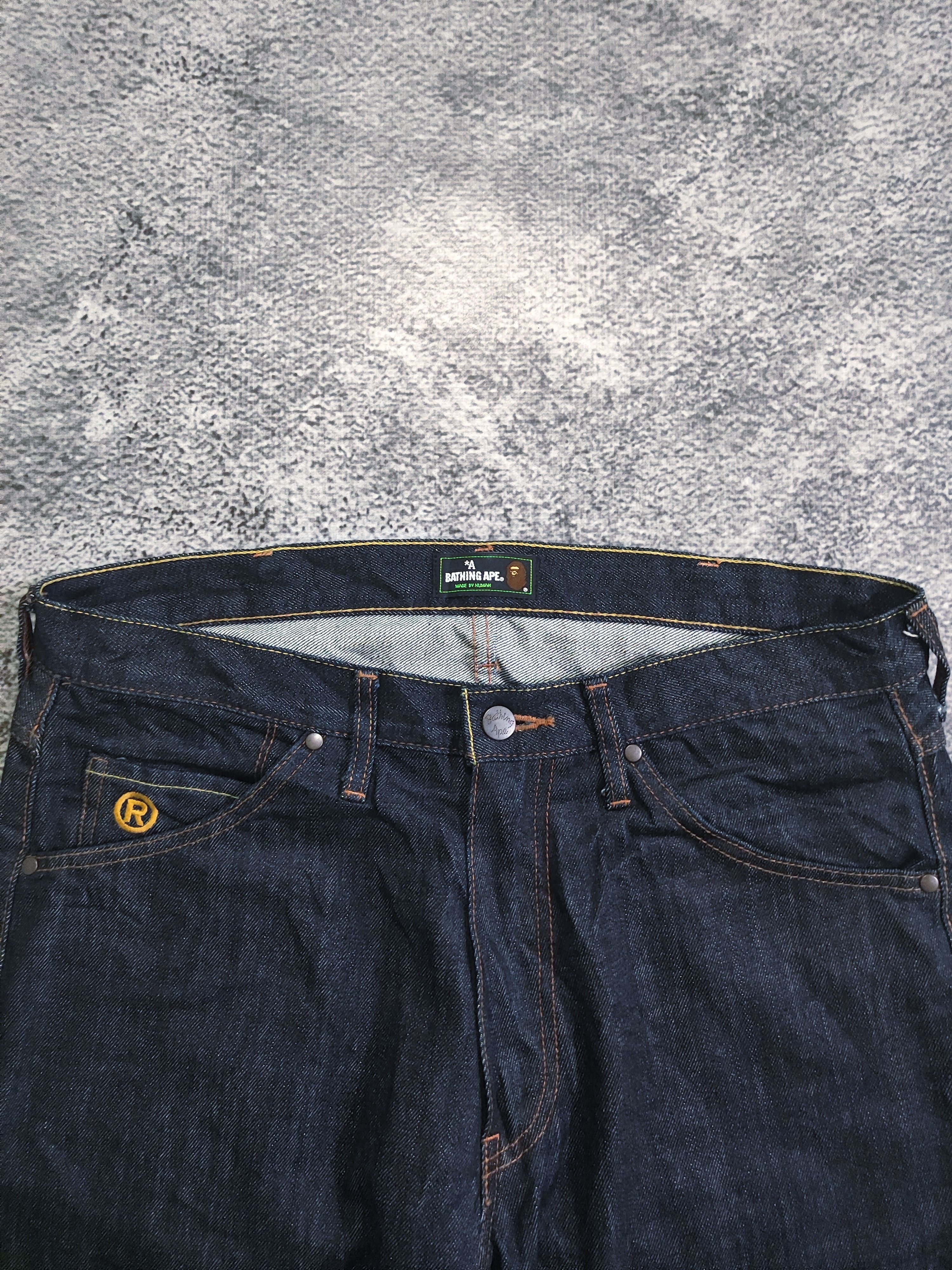 Bape Bape Logo Denim Shorts Size US 32 / EU 48 - 5 Thumbnail