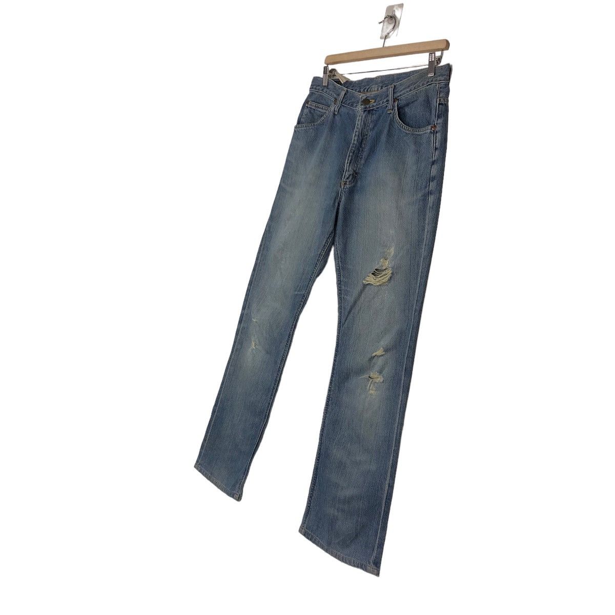 Japanese Brand 🔥Vintage Lee Rider Denim Jeans Union Made Size US 32 / EU 48 - 2 Thumbnail