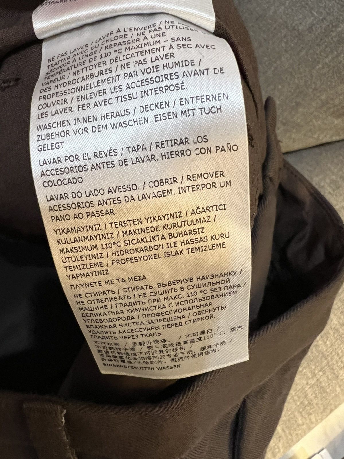 Maison Margiela MM6 Maison Margiela Brown Chino Trousers Size US 32 / EU 48 - 5 Thumbnail
