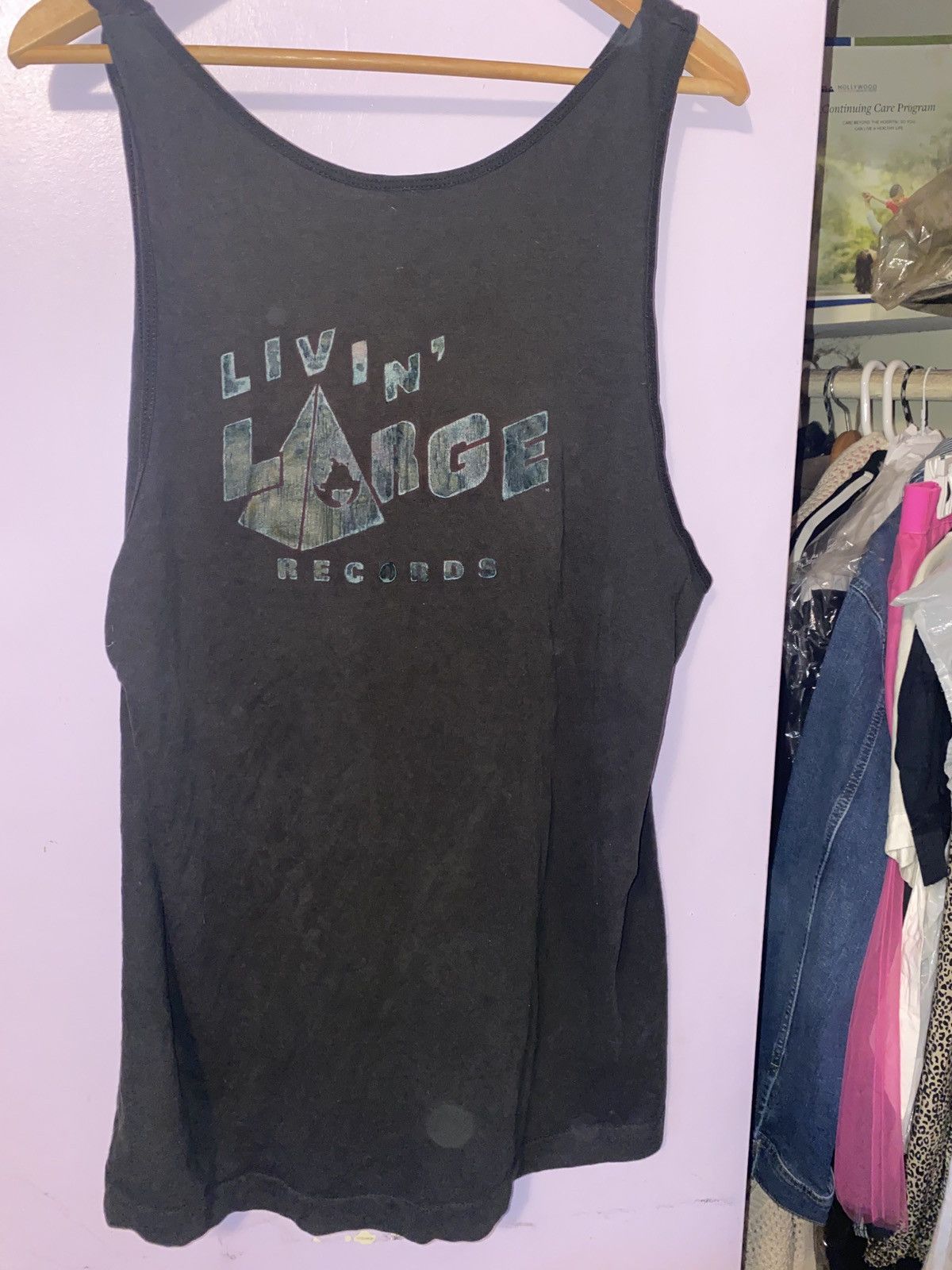 Band Tees × Vintage Livin large records we aint taking no sh tank top used Size US XL / EU 56 / 4 - 1 Thumbnail