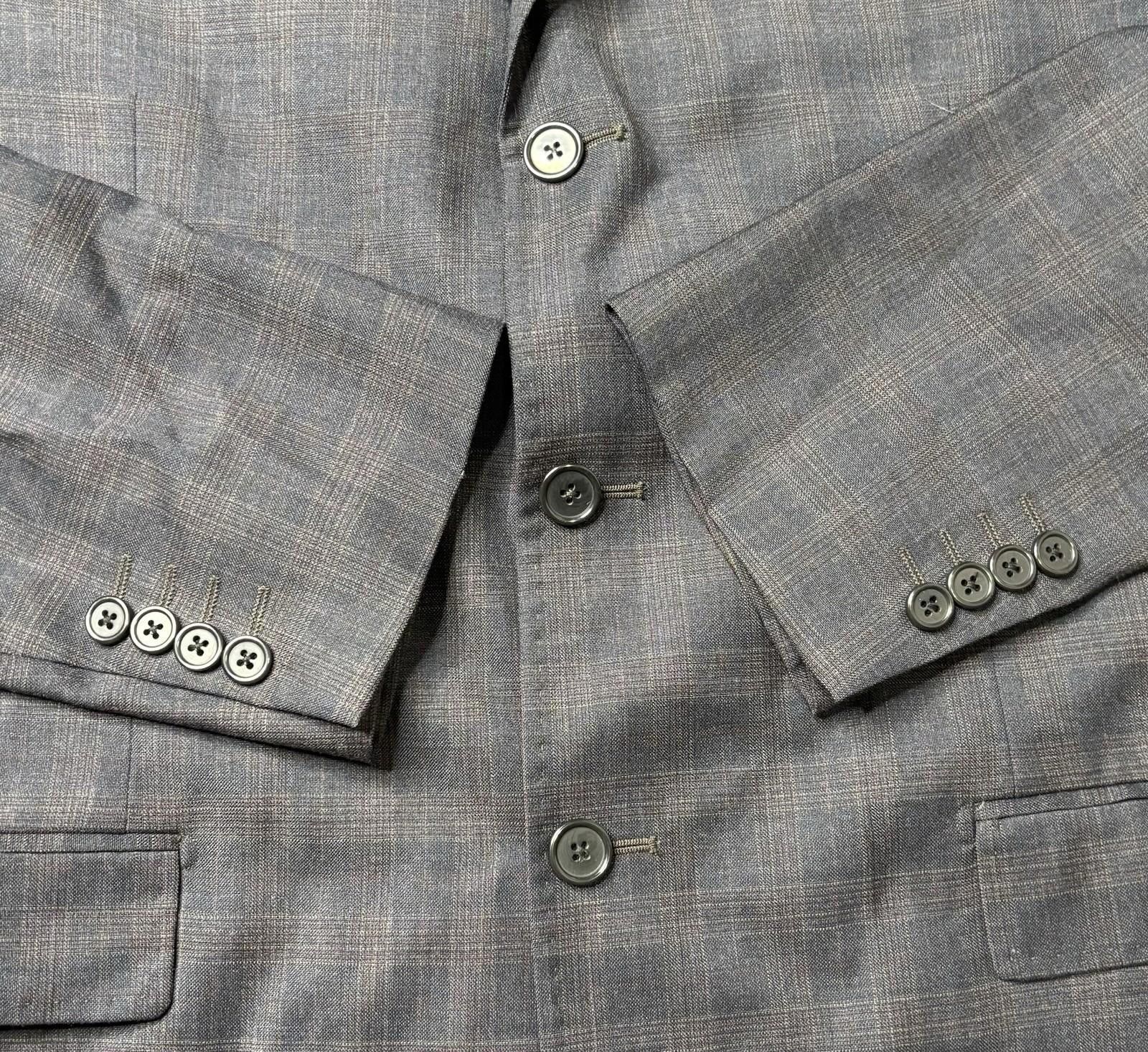 Other Giorgio Valentini Blazer Men's 42L Lanificio Super 140s Wool Size 42L - 7 Thumbnail