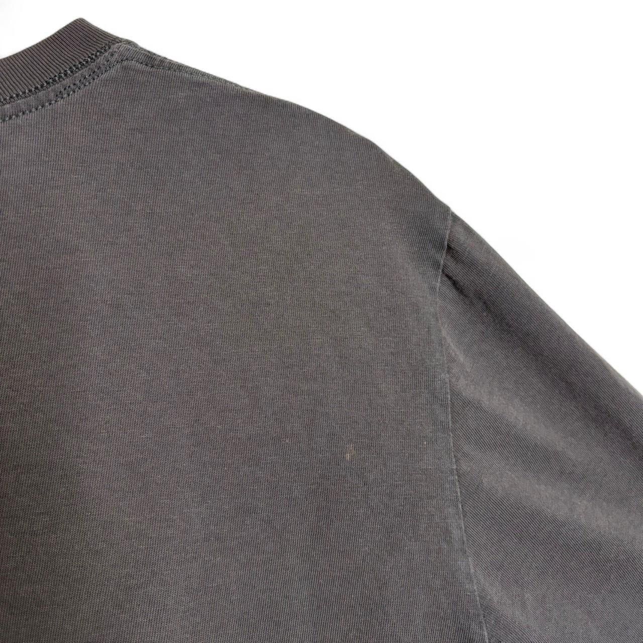 Nike × Vintage Nike Trashed Faded Grey Big Swoosh Graphic Tee Size US XL / EU 56 / 4 - 7 Thumbnail