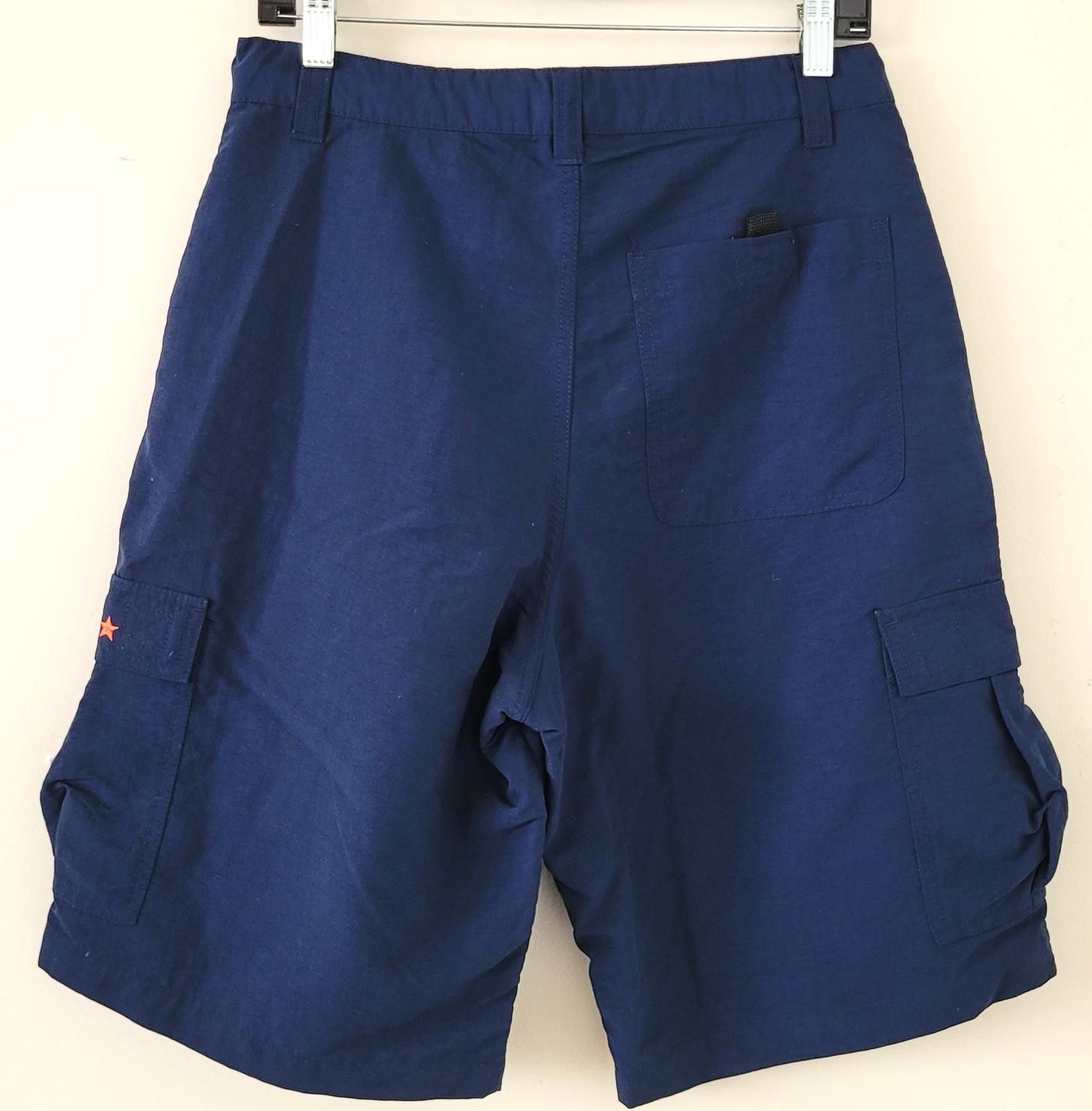 Other Counter Culture Men’s 28" Waist Cargo Shorts Navy Y2K Baggy Size US 30 / EU 46 - 2 Thumbnail