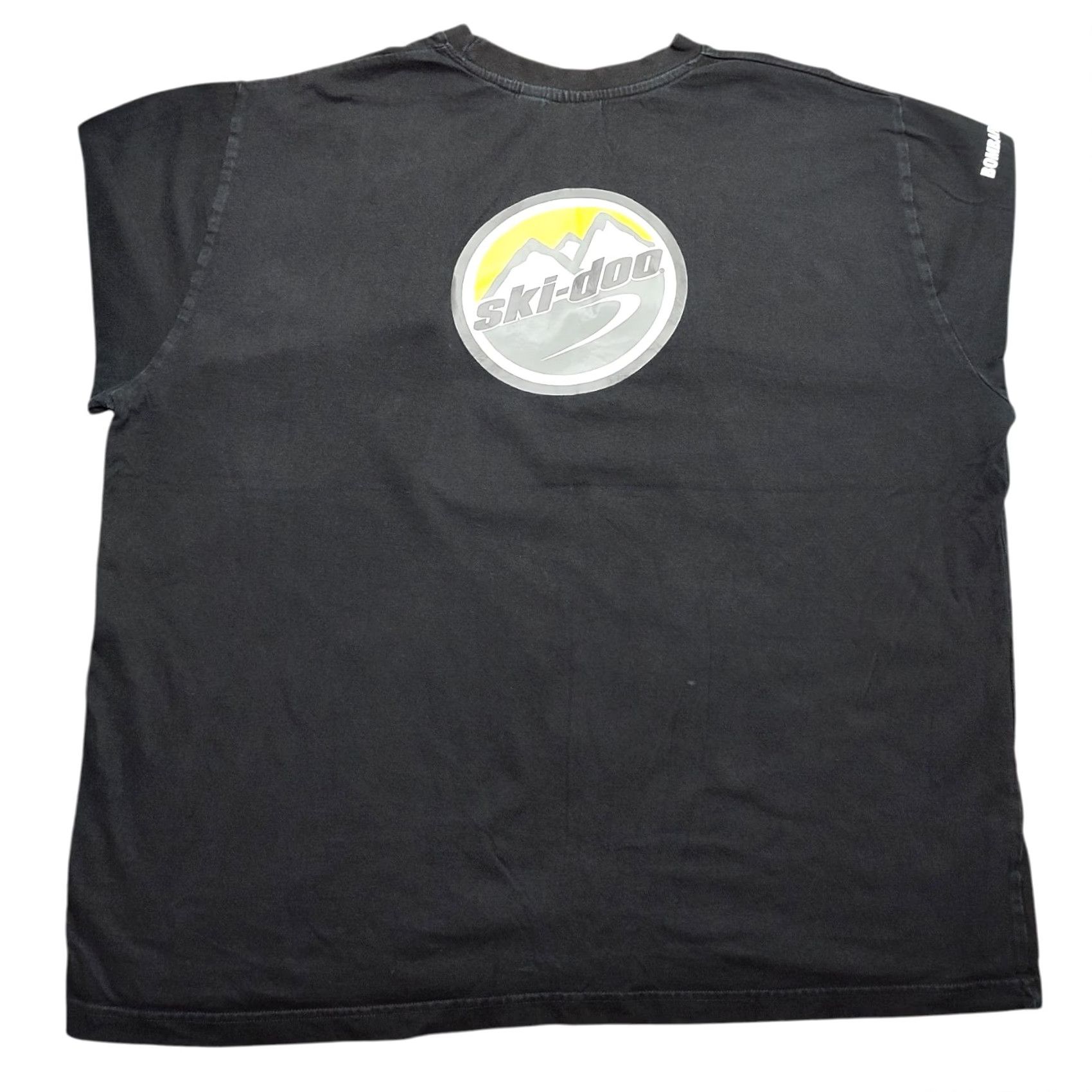 Gildan VINTAGE Gildan Snowmobile Ski Doo Long Sleeve T Shirt Bombardier Racing Men 2XL Black Crew Neck 90s Sports Shirt Size US XXL / EU 58 / 5 - 3 Thumbnail
