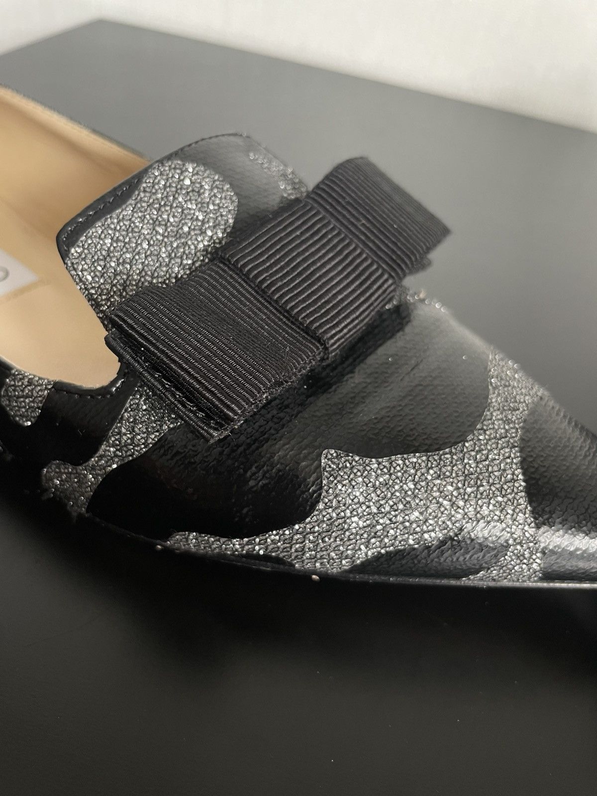 Designer × Jimmy Choo Archive Cyber Y2k Jimmy Choo Camo Ballets 2000s Flats Bows Size US 9 / IT 39 - 7 Thumbnail