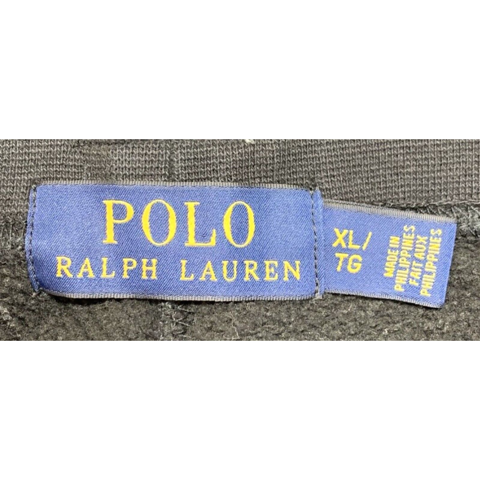 VINTAGE Polo Ralph Lauren Joggers Pants Men's XL Black Red Old