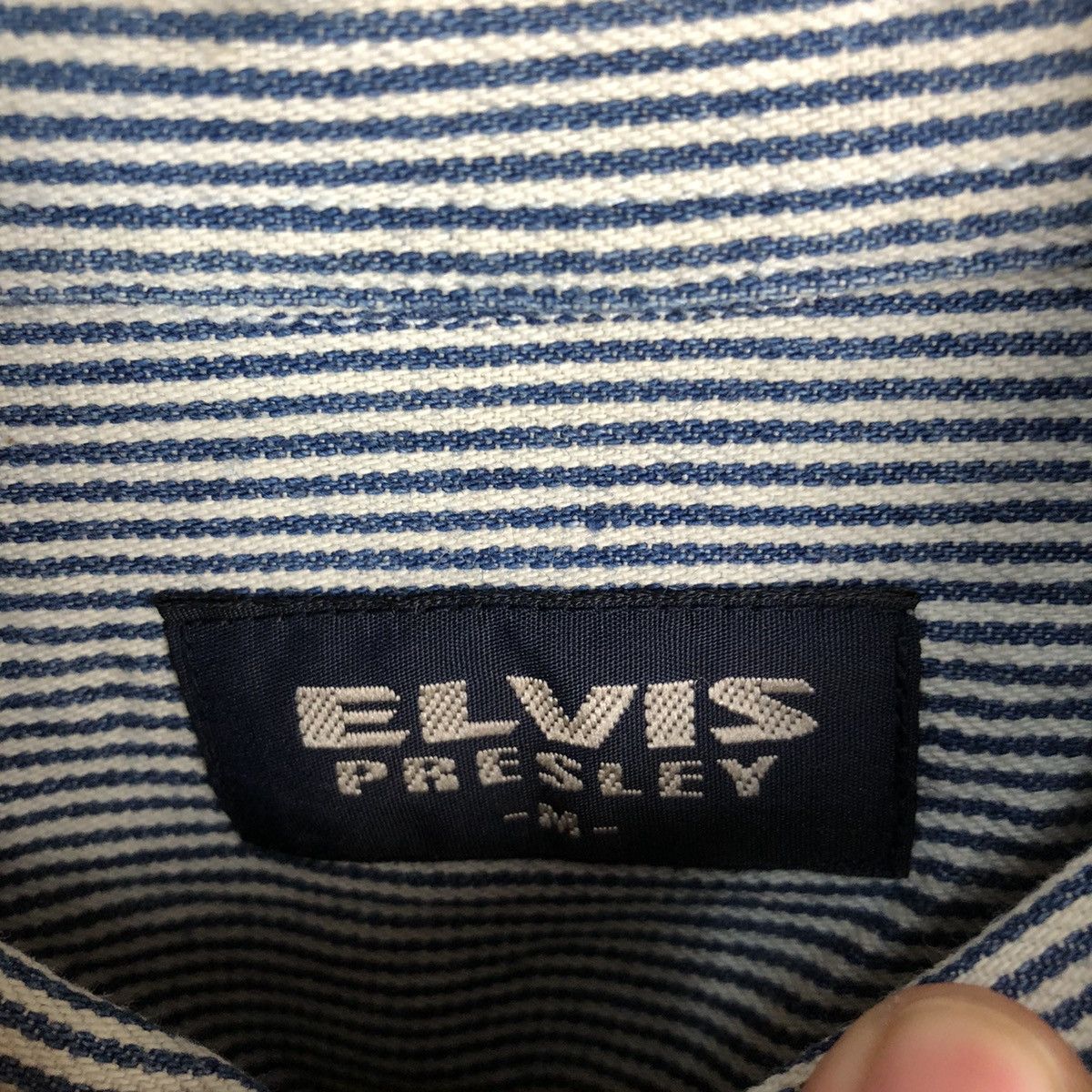 Vintage Elevis Presley Stripe Grey #A398 Size US M / EU 48-50 / 2 - 13 Thumbnail