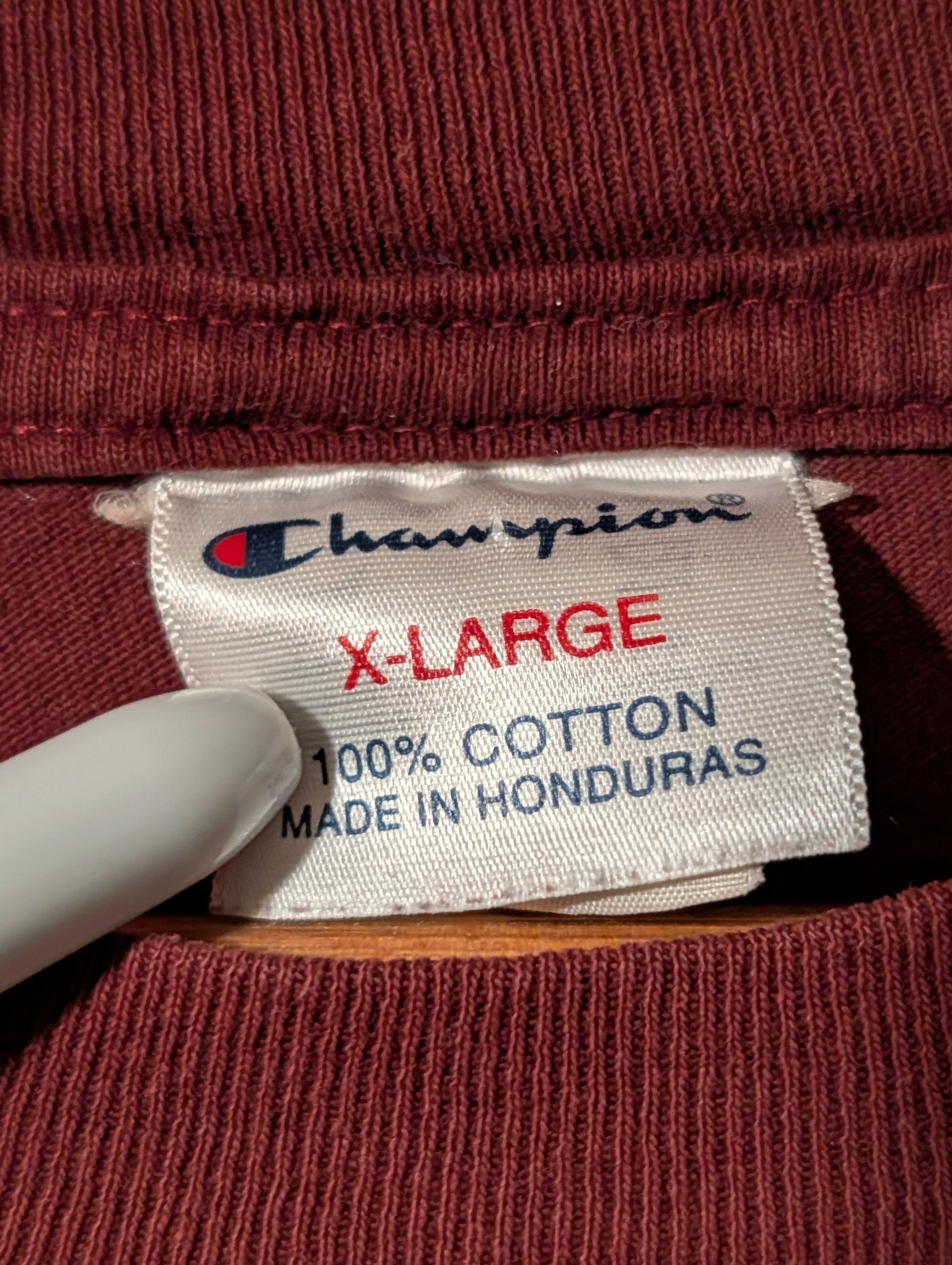 Champion Vintage 90s Temple University Center Logo Champion T-Shirt Size US XL / EU 56 / 4 - 3 Thumbnail