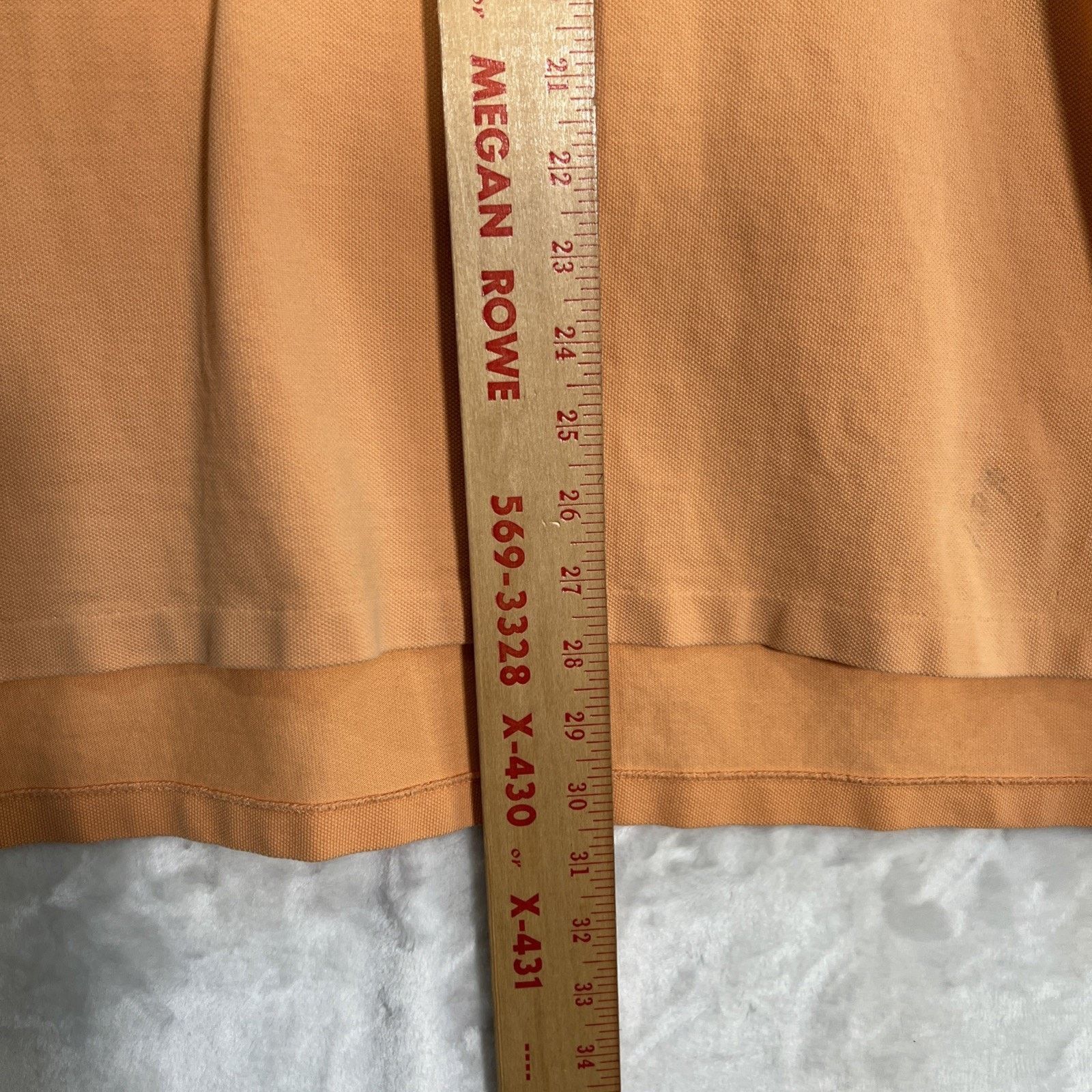 Polo Ralph Lauren Polo Ralph Lauren Men's Melon Peach Cotton Polo Shirt Large Size US L / EU 52-54 / 3 - 3 Thumbnail