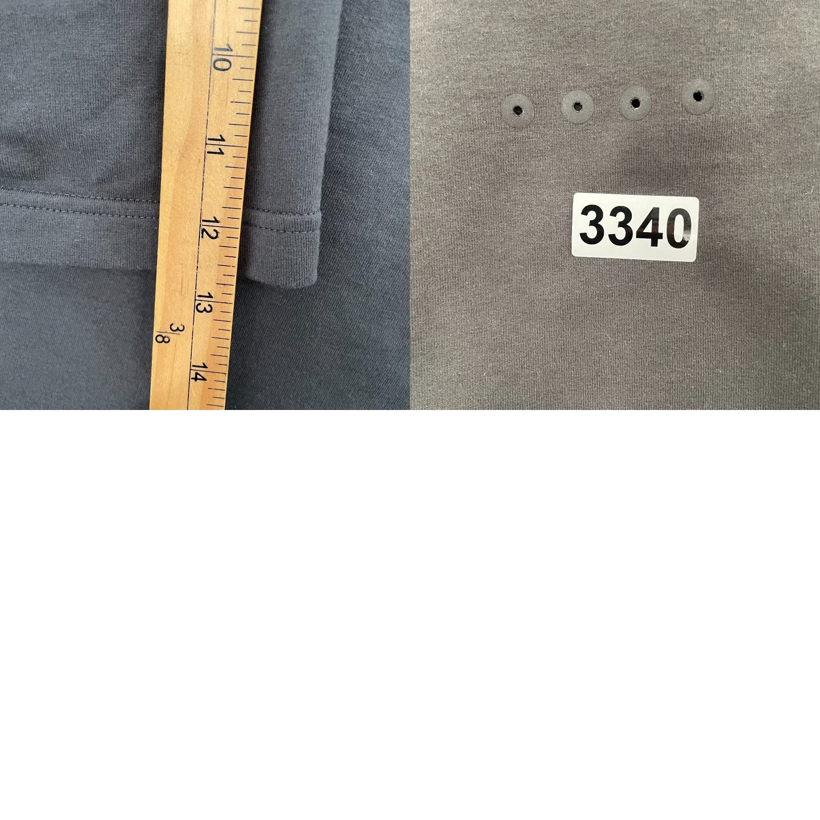 ASRV ASRV Shirt Adult Large Gray Micro Terry Warm Up Tee Short Sleeve Discontinued L Size US L / EU 52-54 / 3 - 9 Thumbnail