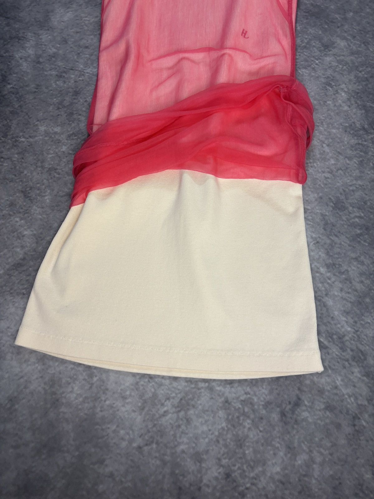 Helmut Lang Helmet Lang Tank Top Dress Long Sheer Double Layer Ribbed Size M / US 6-8 / IT 42-44 - 14 Thumbnail