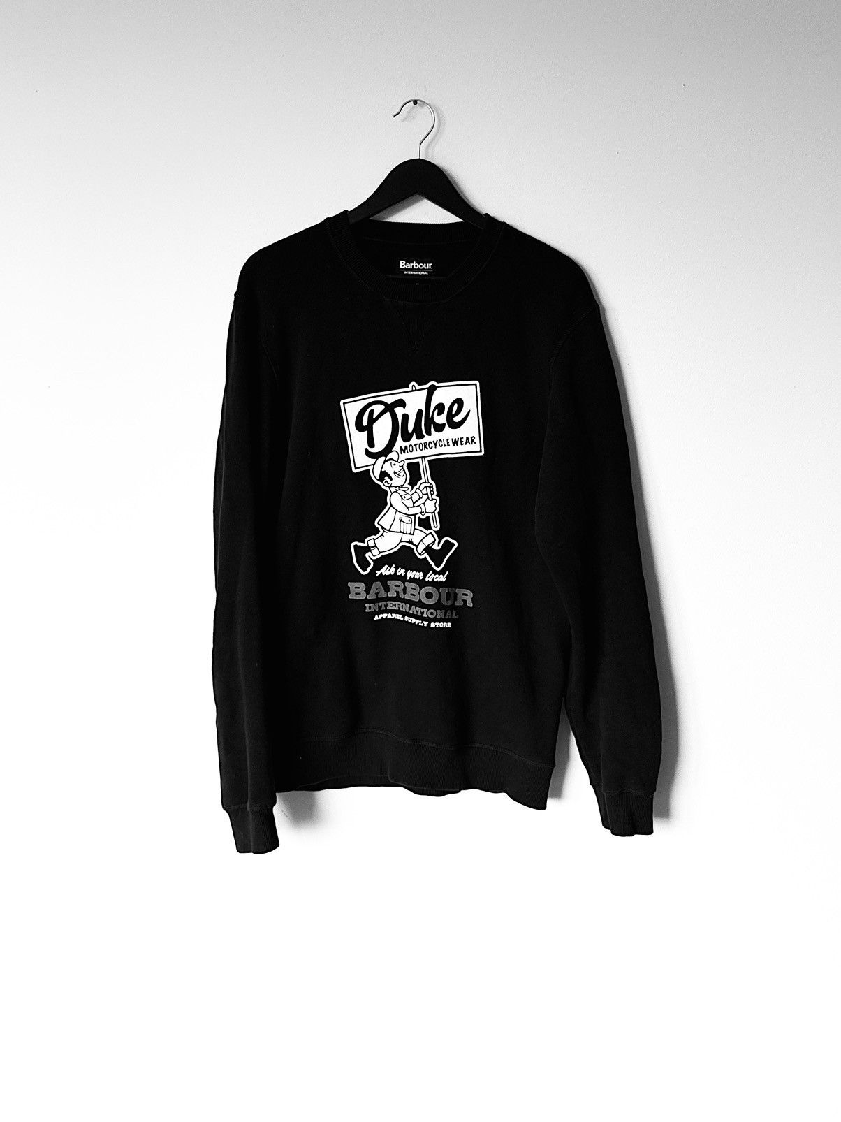 Barbour Barbour International Black Sweatshirt Size M Size US M / EU 48-50 / 2 - 2 Thumbnail