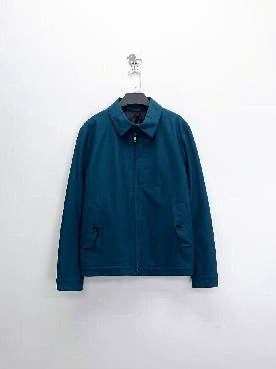 Ermenegildo Zegna Tech Fabric Jacket in Blue