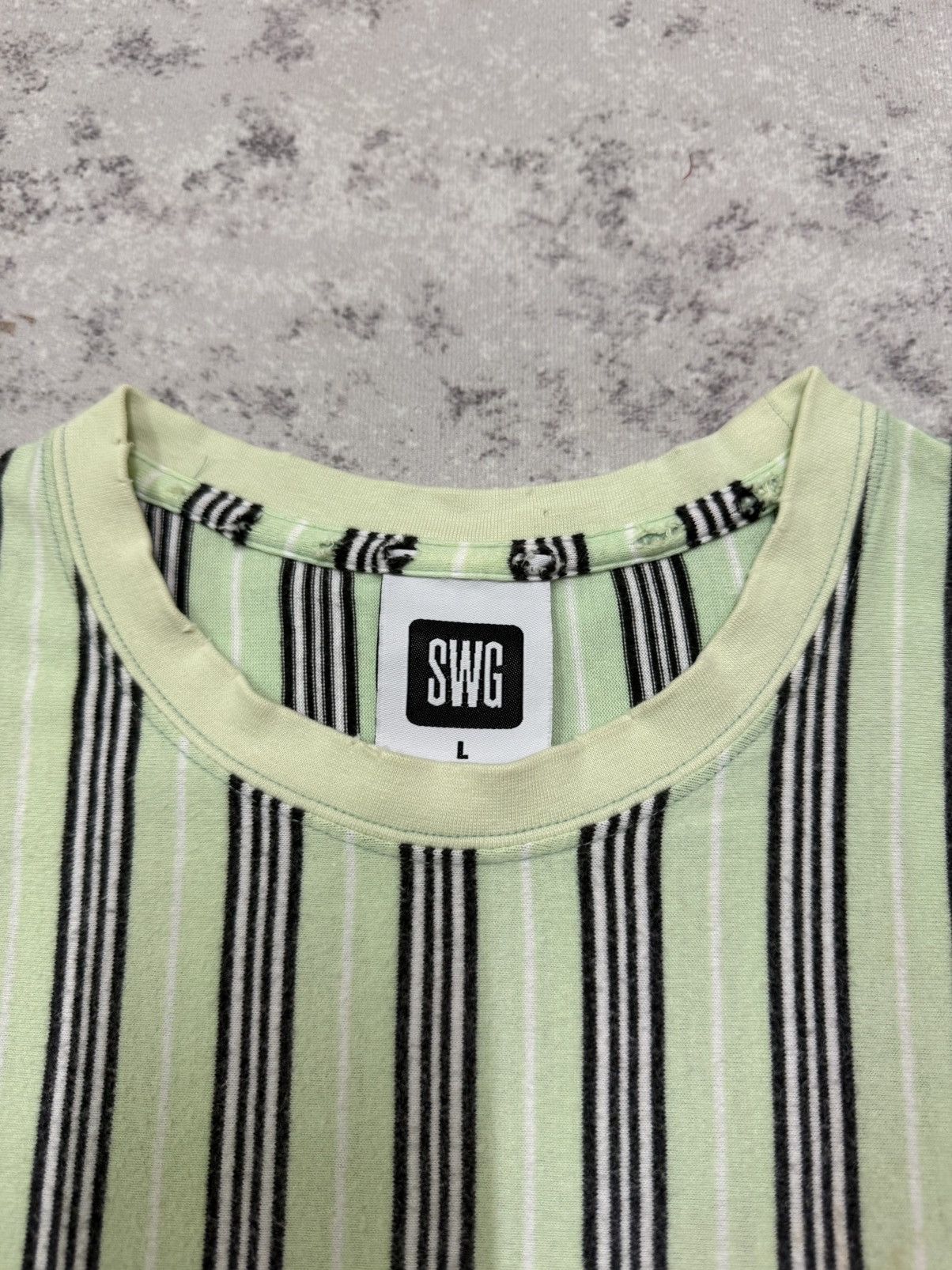 Swagger SWAGGER STRIPE MADE IN JAPAN TSHIRT Size US M / EU 48-50 / 2 - 2 Thumbnail
