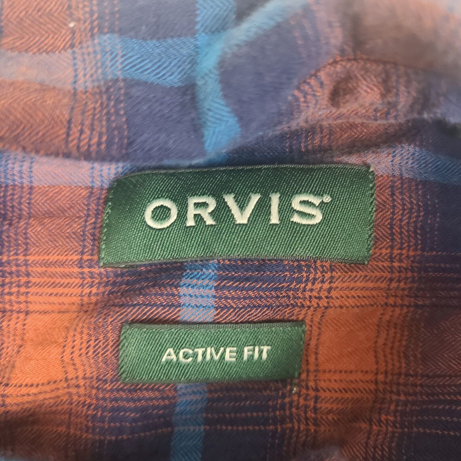 Orvis Orvis Shirt Mens Button Up 2XL Active Fit Long Sleeve Multic Size US XXL / EU 58 / 5 - 2 Thumbnail