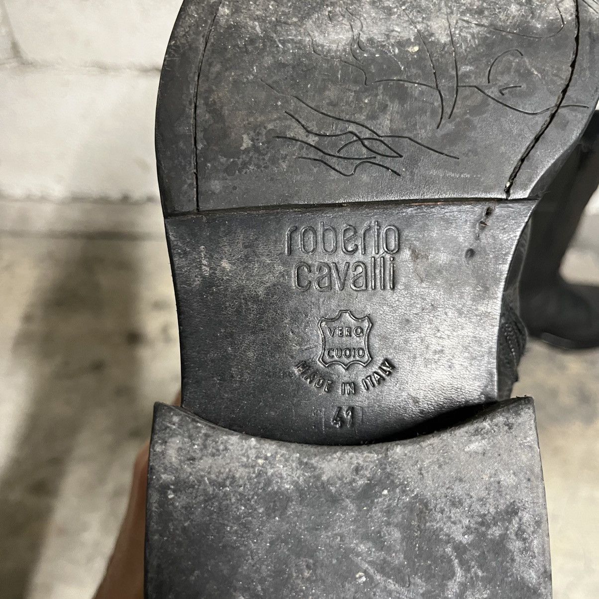 Roberto Cavalli ROBERTO CAVALLI X VINTAGE X AVANT GARDE Size US 8 / EU 41 - 10 Thumbnail