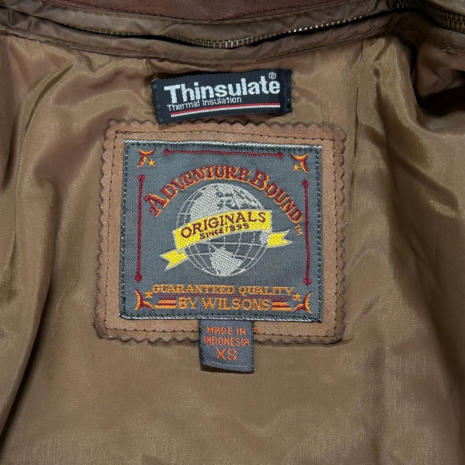 Wilsons Leather VTG Wilsons Adventure Bound brown leather parka womens XS Size XS / US 0-2 / IT 36-38 - 8 Thumbnail