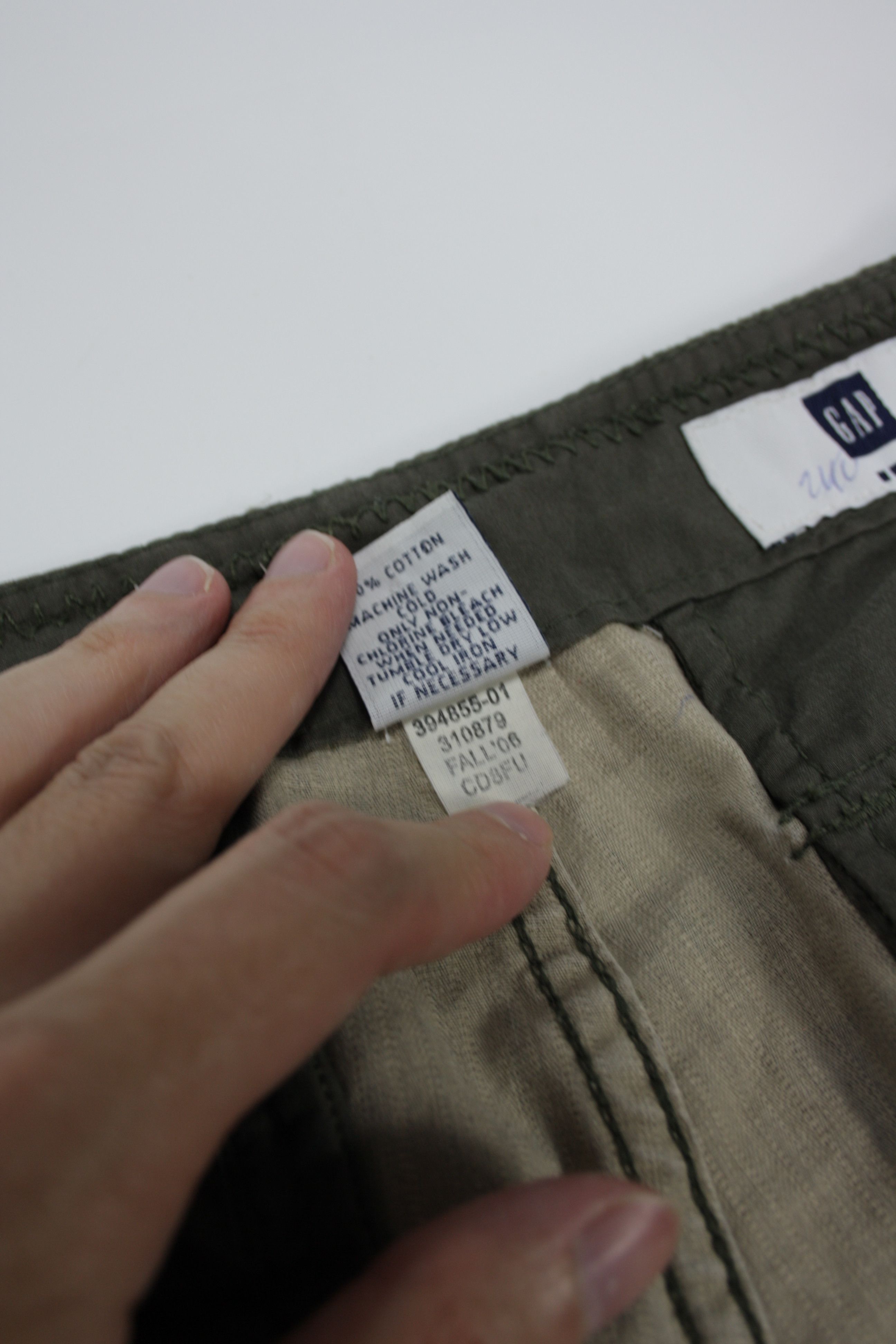 Gap × Japanese Brand Gap Y2K Vintage Army Tactical Cargo Straight Washed Pants Size US 30 / EU 46 - 9 Thumbnail