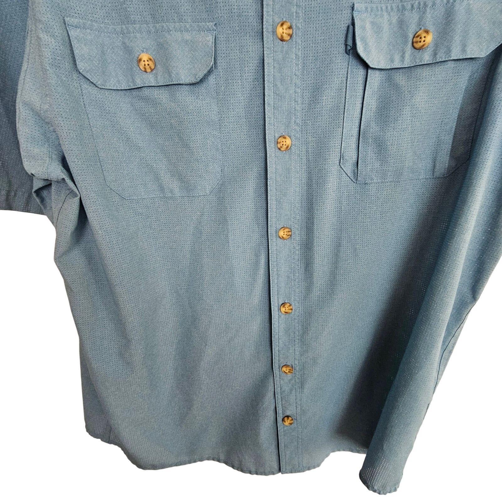 Duluth Trading Company Duluth Trading Co Mens Perforated Vented Shirt LT Gorpcore Size US L / EU 52-54 / 3 - 3 Thumbnail