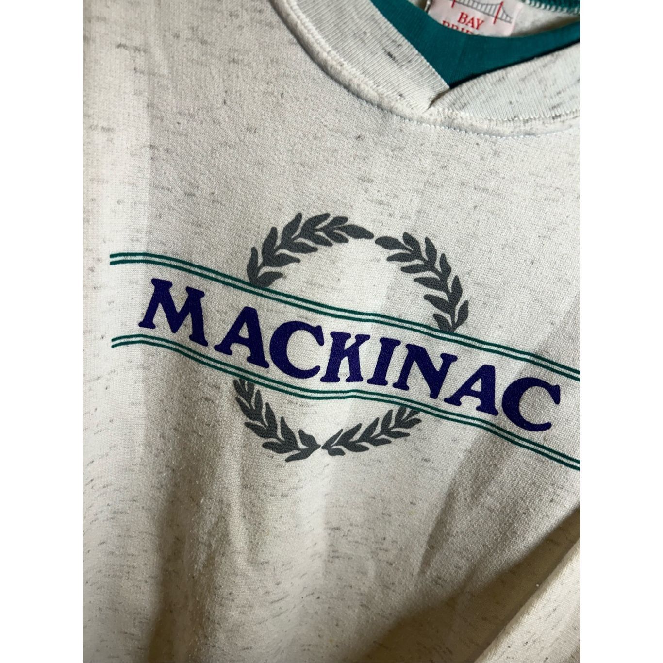 Vintage Vintage 1990s Mackinac Island Michigan Sweatshirt Crewneck Size US M / EU 48-50 / 2 - 2 Thumbnail
