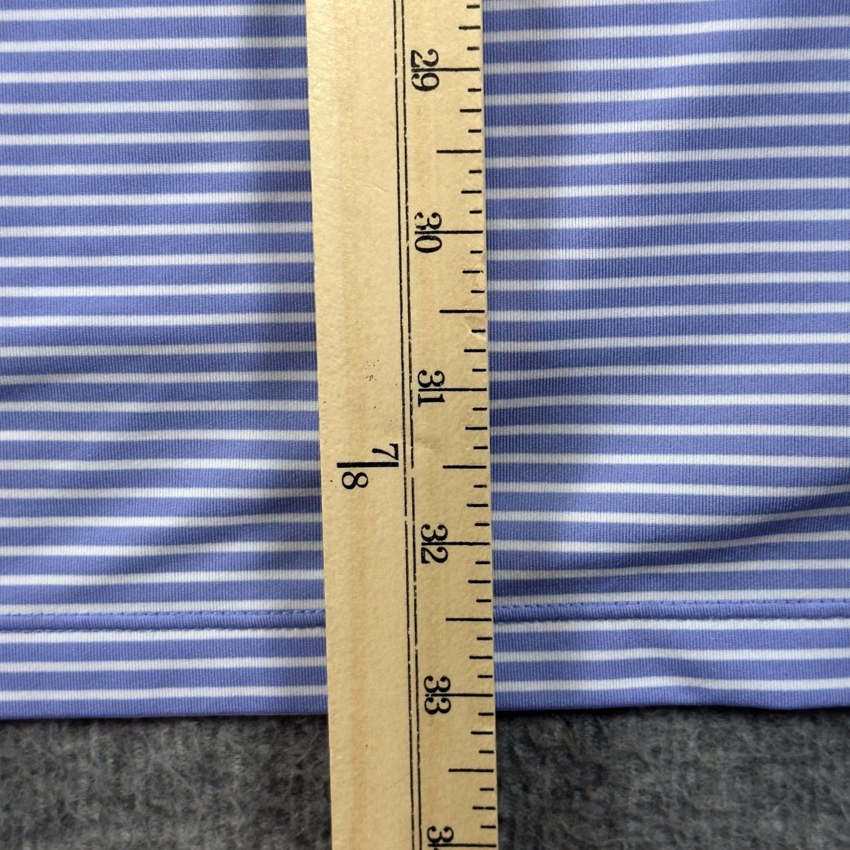 RLX Ralph Lauren RLX Ralph Lauren Polo Shirt Mens XL Blue Stripe Golf Performance Stretch Knit Size US XL / EU 56 / 4 - 8 Thumbnail