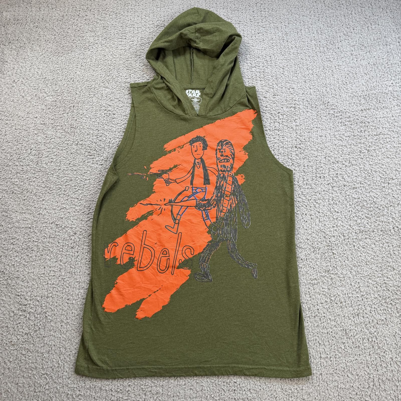 Star Wars Star Wars Sleeveless Hoodie Tank Han Solo Chewbacca Small Size US S / EU 44-46 / 1 - 1 Thumbnail