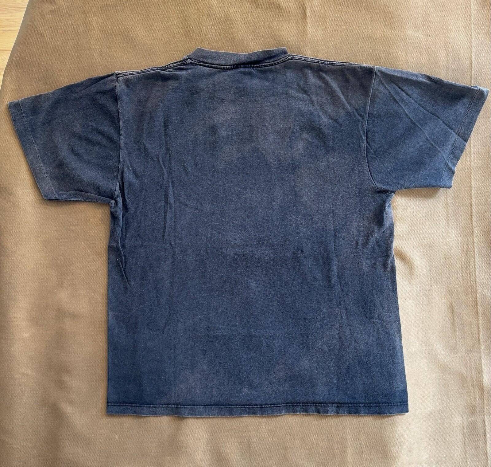 Vintage Vintage 90s New Jersey Devils NHL Nutmeg Mills Faded T-Shirt Size ONE SIZE - 2 Thumbnail
