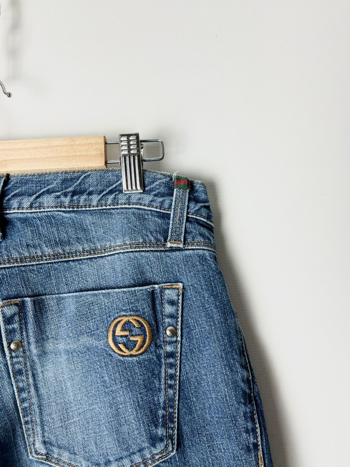 Gucci Gucci 2009 Skinny Fit Denim Jeans GG Logo Size 48 Size US 32 / EU 48 - 2 Thumbnail