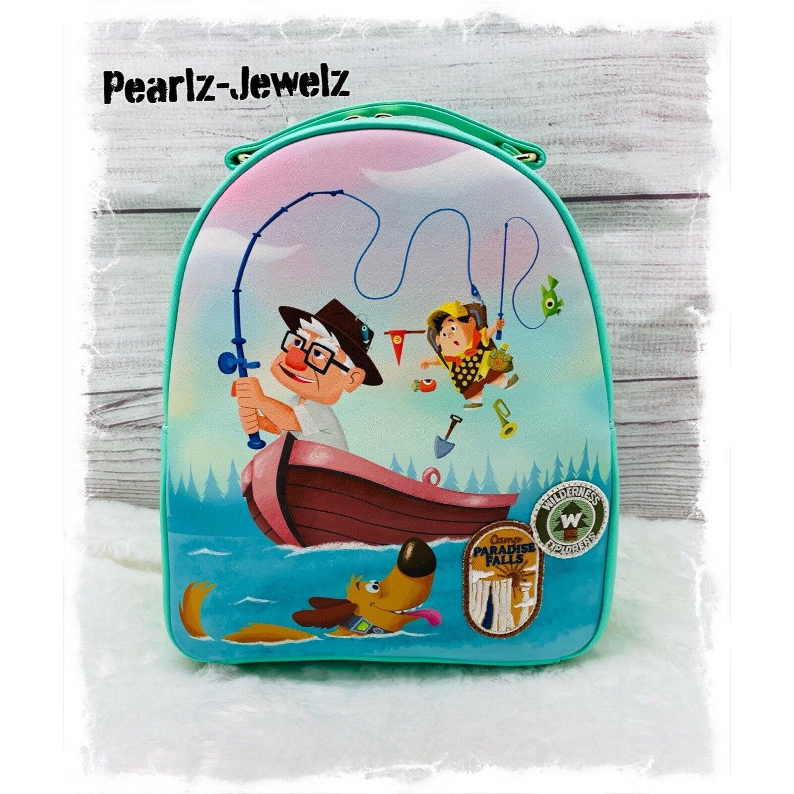 Disney Our Universe Disney Pixar UP Carl & Russell Fishing Mini Bac Size ONE SIZE - 1 Thumbnail