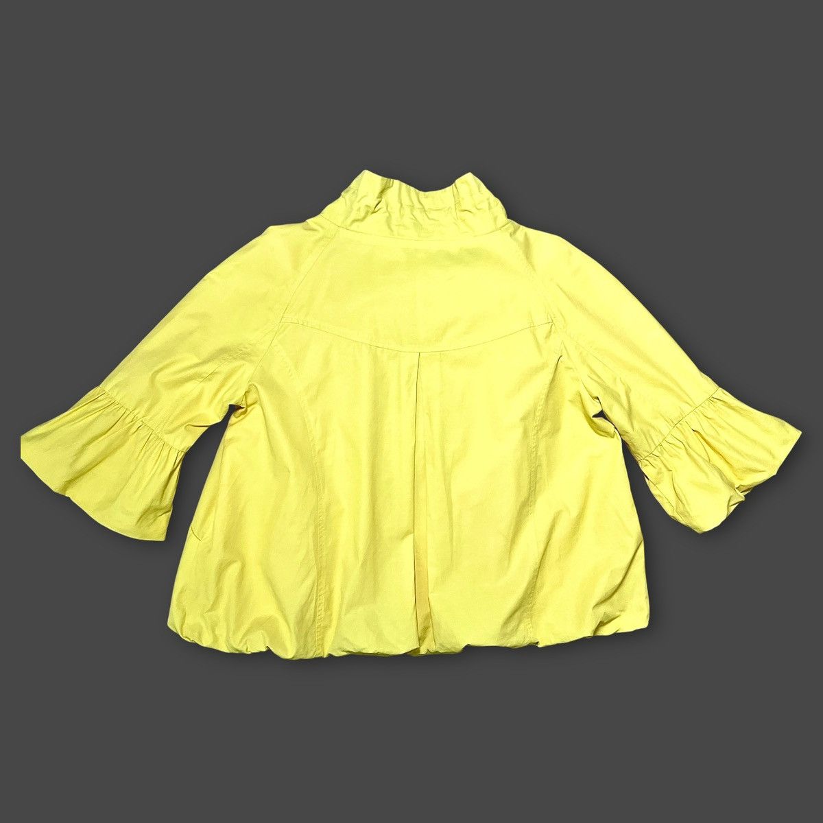 Michael Kors MICHAEL Michael Kors Women’s Yellow Full Zip Babydoll Sz L Size L / US 10 / IT 46 - 10 Thumbnail
