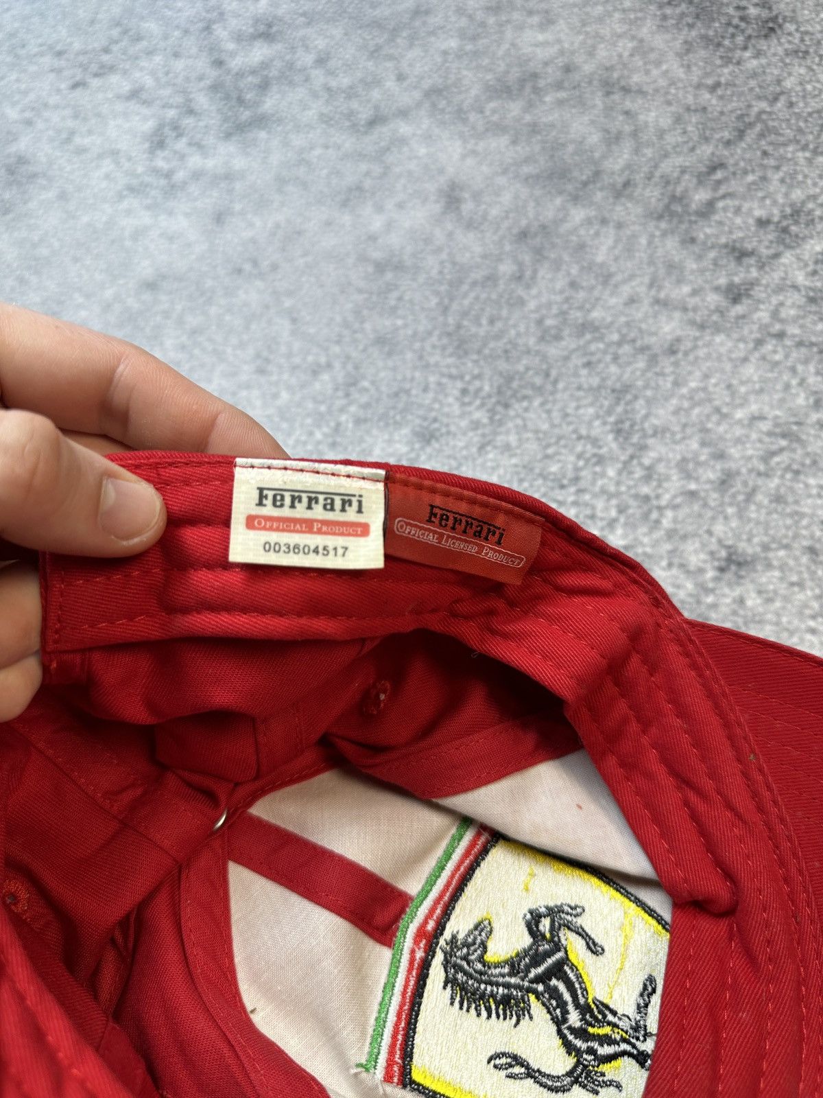 Ferrari × Formula 1 Vintage Ferrari Baseball Cap Hat Red Italian F1 Racing 80s Size ONE SIZE - 4 Thumbnail