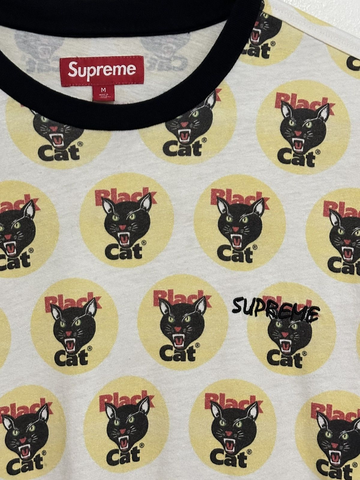Supreme Black Cat S/S Top Tee