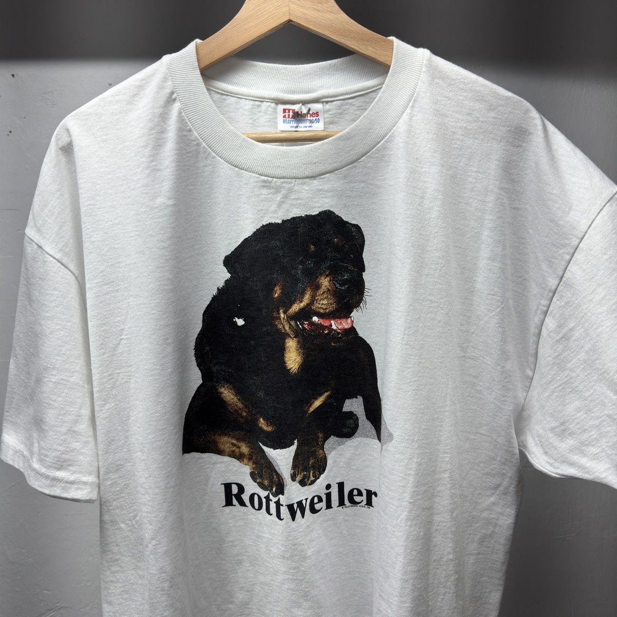 Vintage 90s Rottweiler Breed Shirt ERD Grunge Givenchy Biker WCC Size US XL / EU 56 / 4 - 6 Thumbnail