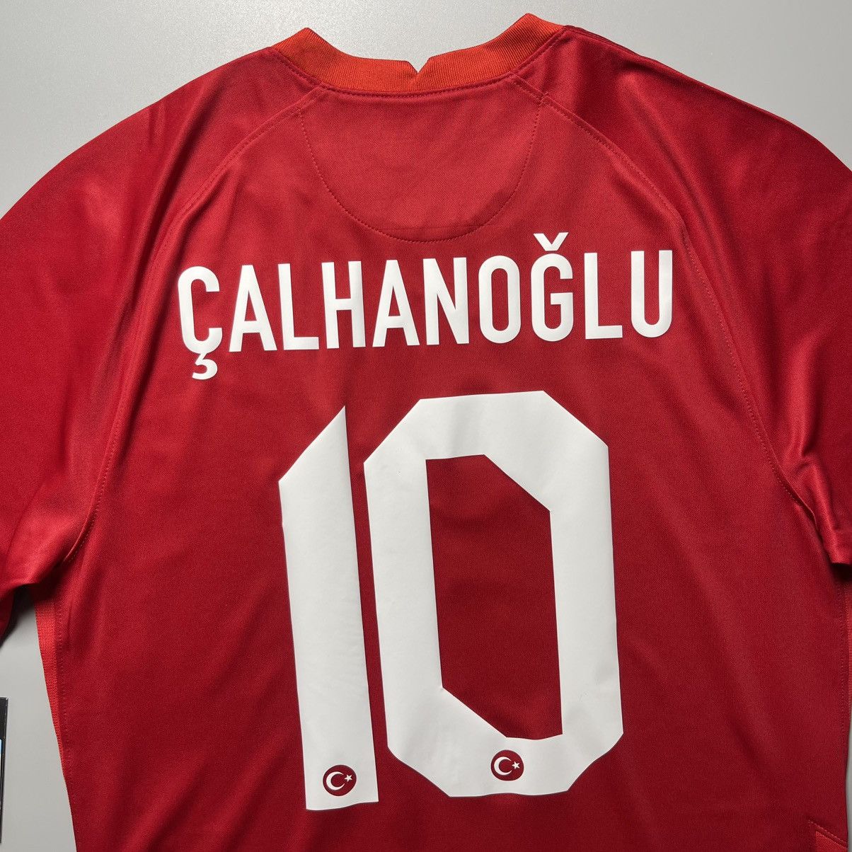 Nike × Vintage NWT TURKEY NIKE 2020 FOOTBALL AWAY JERSEY #10 CALHANOGLU Size US M / EU 48-50 / 2 - 9 Thumbnail
