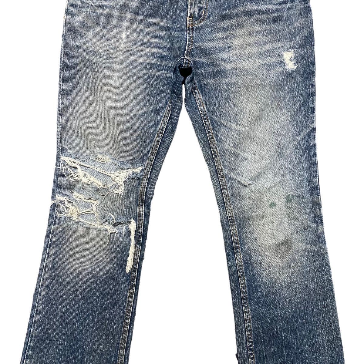 Japanese Brand Japanese Brand TRIXY Thrashed Mudmax Flare Jeans Size US 30 / EU 46 - 6 Thumbnail