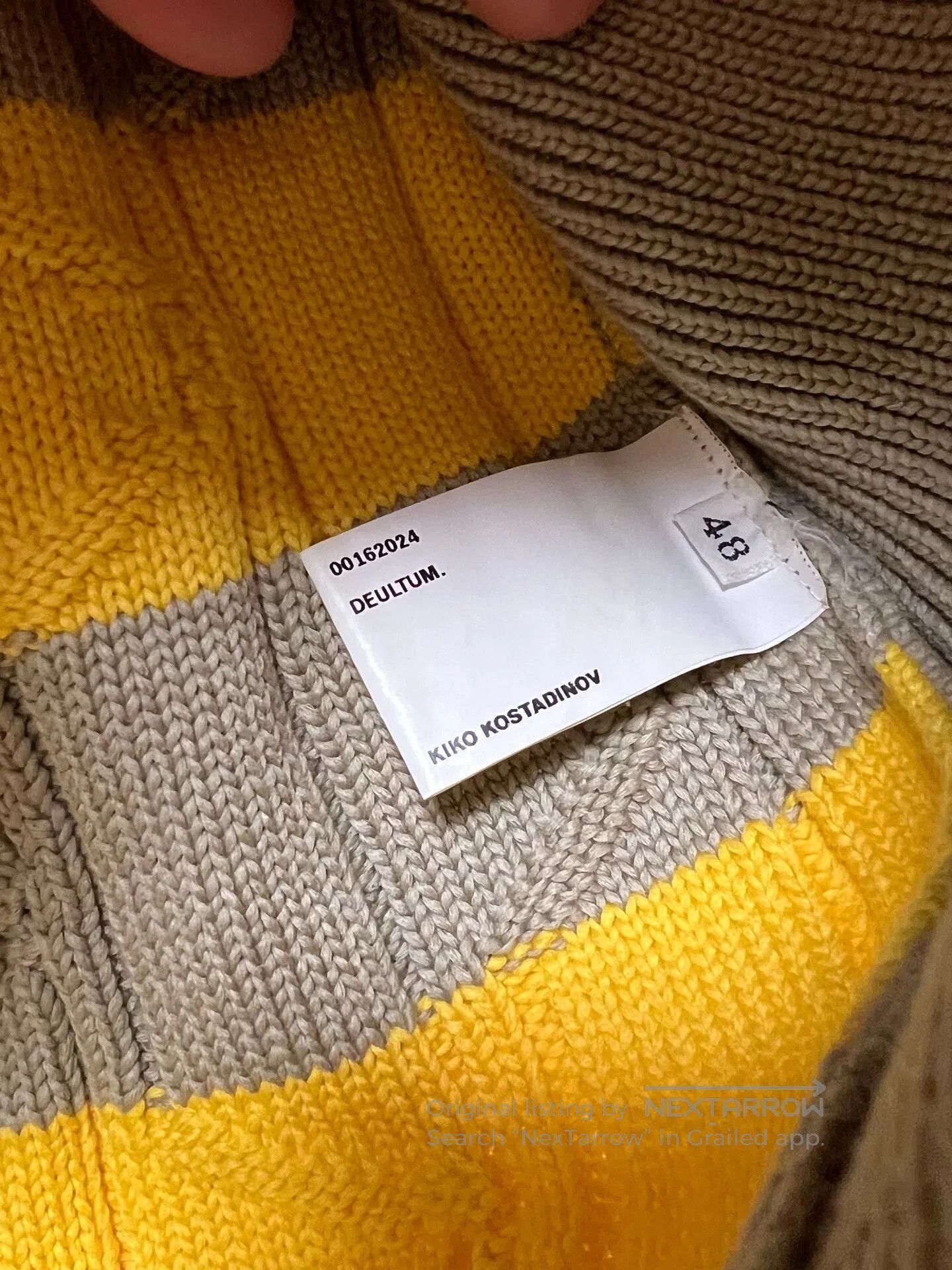 Kiko Kostadinov Kiko Kostadinov Yellow Stripe Vest. Size L / US 10 / IT 46 - 4 Thumbnail