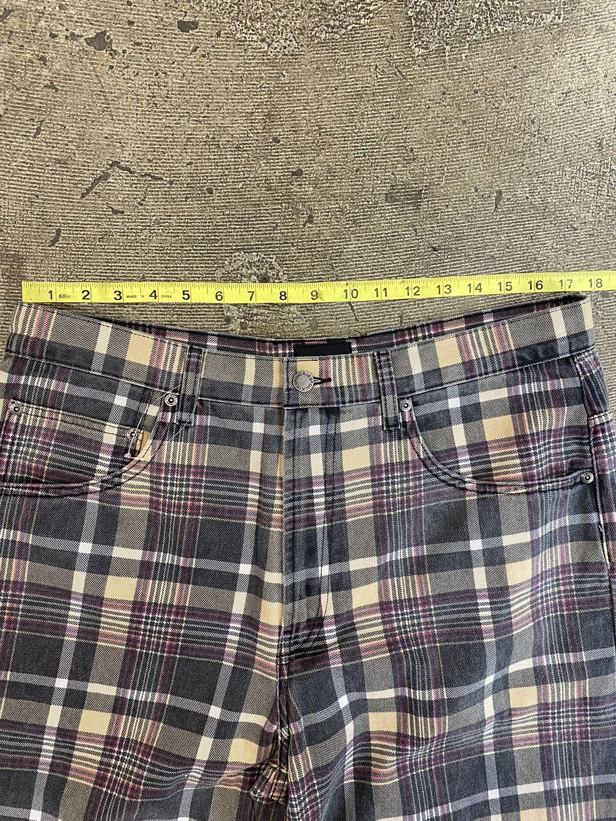 Dickies × Supreme NEW Supreme Dickies Double Knee Baggy Jean Black Plaid Size US 34 / EU 50 - 2 Thumbnail