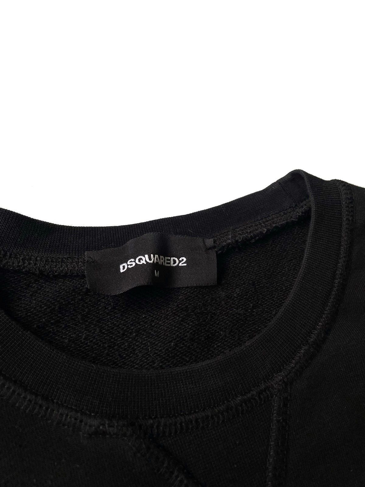 Dsquared2 Dsquared 2 ICON Men Black Sweatshirt Size S-M Made In Italy Size US S / EU 44-46 / 1 - 7 Thumbnail