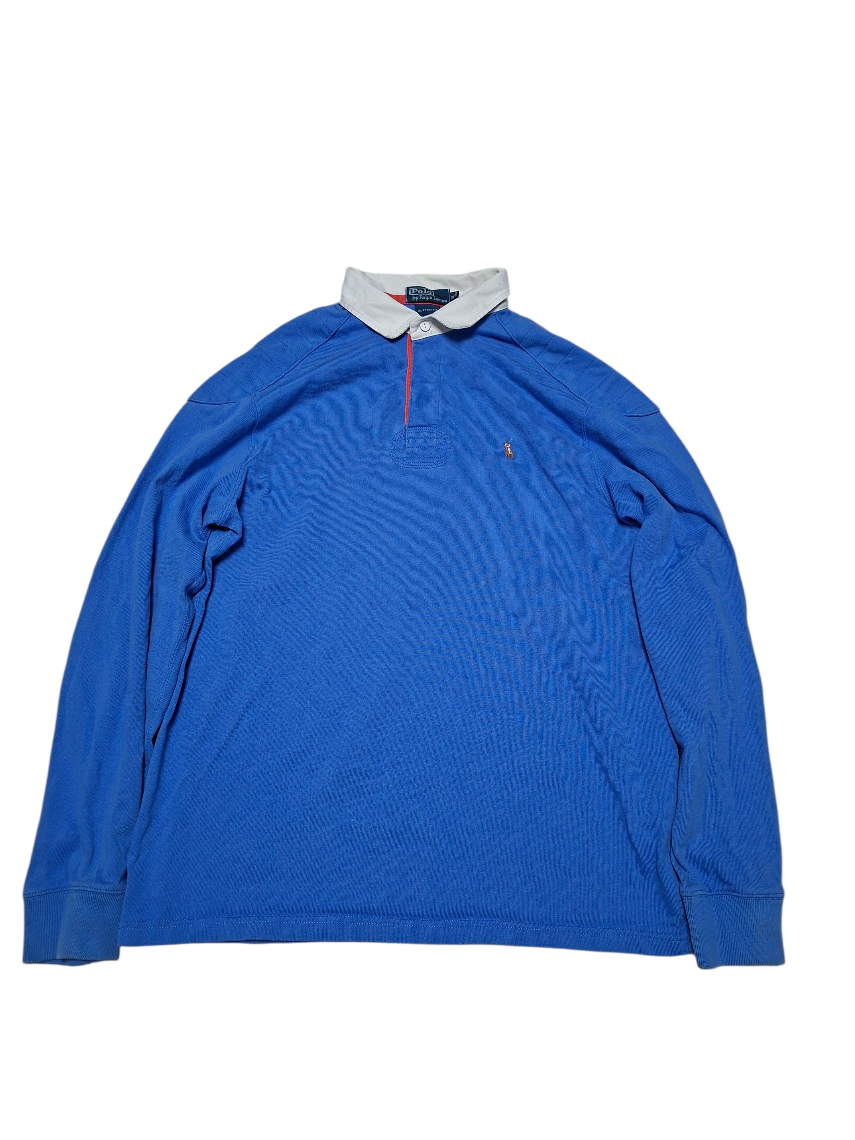 Polo Ralph Lauren POLO RALPH LAUREN VINTAGE LUXURY RUGBY SHIRT Size US XL / EU 56 / 4 - 1 Thumbnail