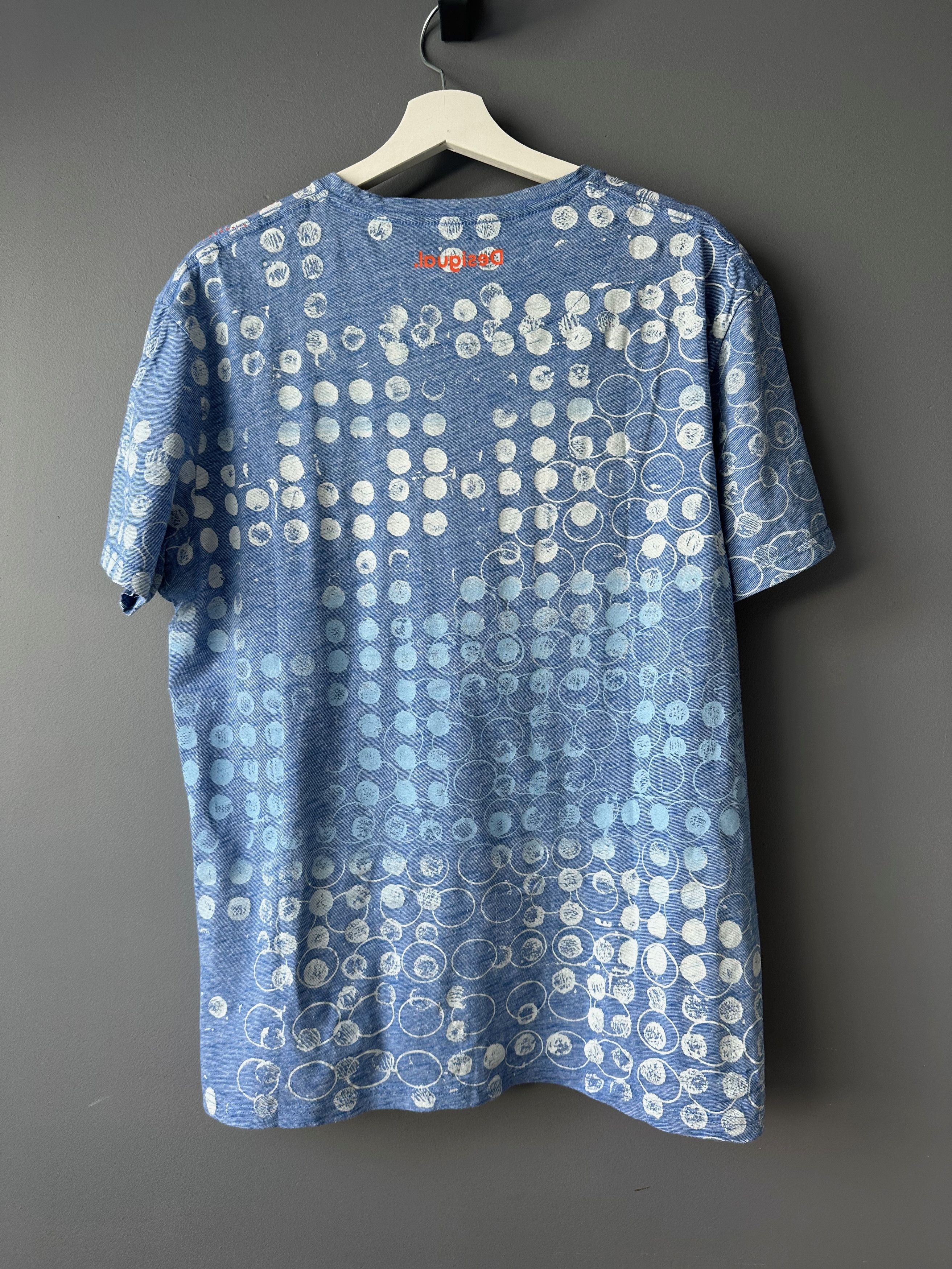 Desigual Desigual blue short sleeve t shirt XL - XXL Size US XL / EU 56 / 4 - 9 Thumbnail