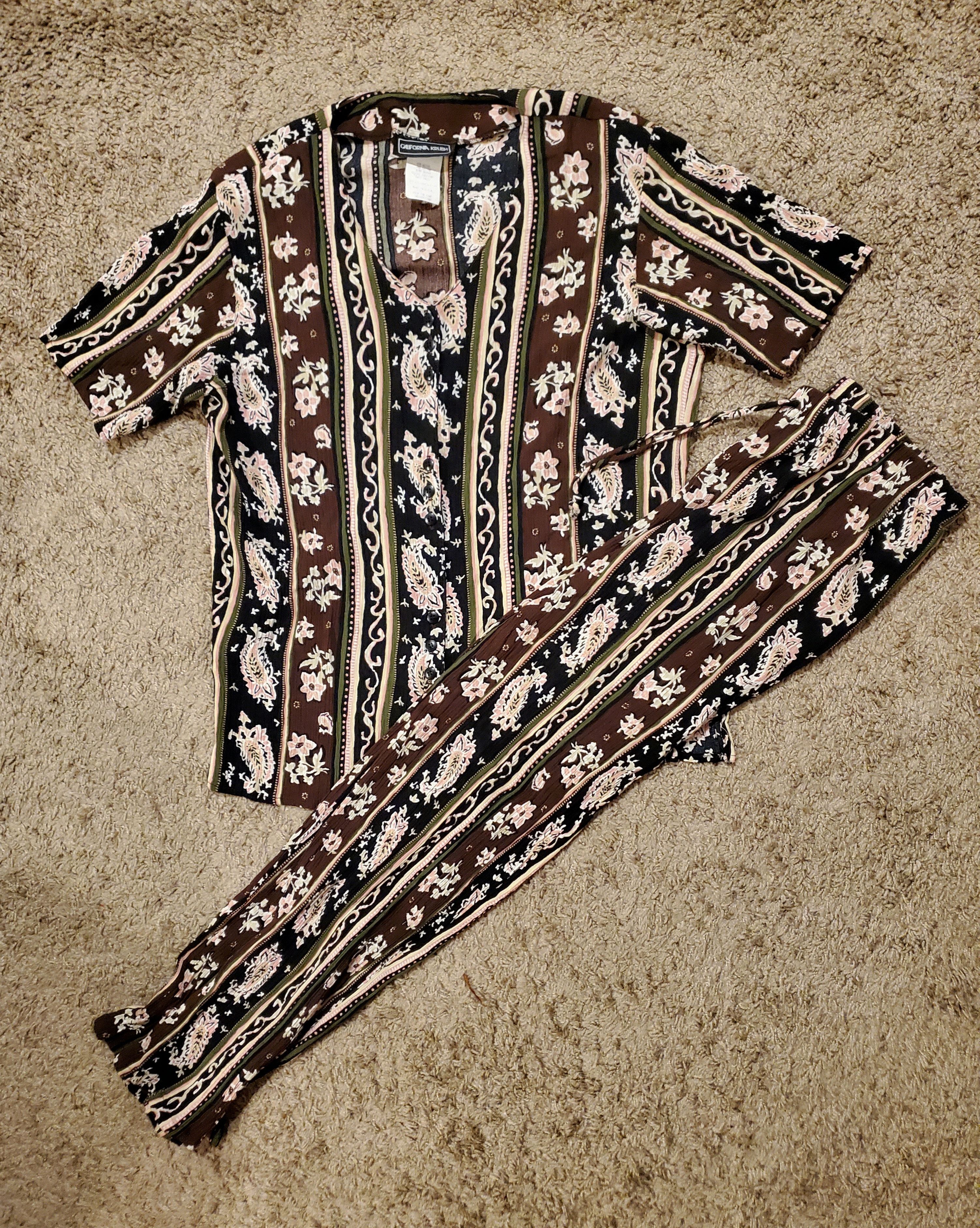 Vintage Vintage California Krush Top & Pant Set (size M) Size M / US 6-8 / IT 42-44 - 1 Thumbnail